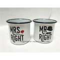 Hot Sale Enamel Metal Mug for Daily Life